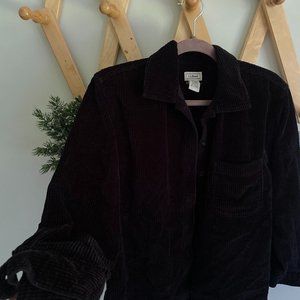 Vintage LL Bean Corduroy Button Up Shacket